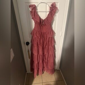 RUFFLE DRESS